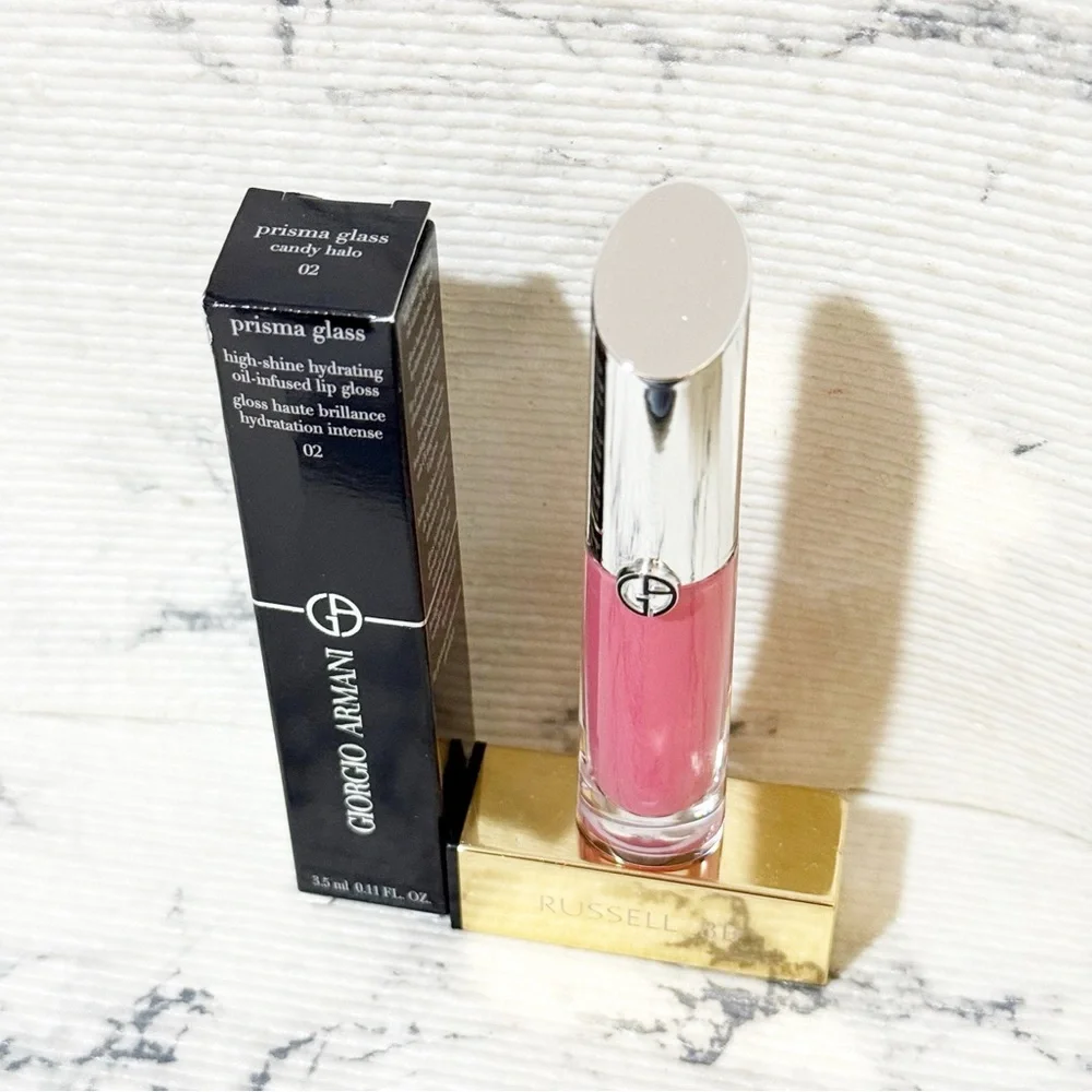 Giorgio Armani Prisma Glass High-Shine Hydrating Lip Gloss (#02 Candy Halo)